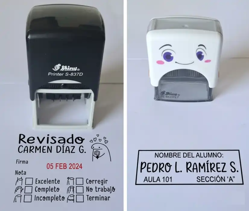 Sellos escolares personalizados en Guatemala