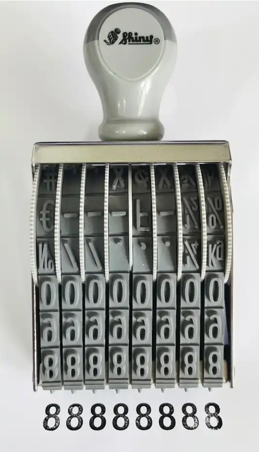 Sellos manuales personalizados