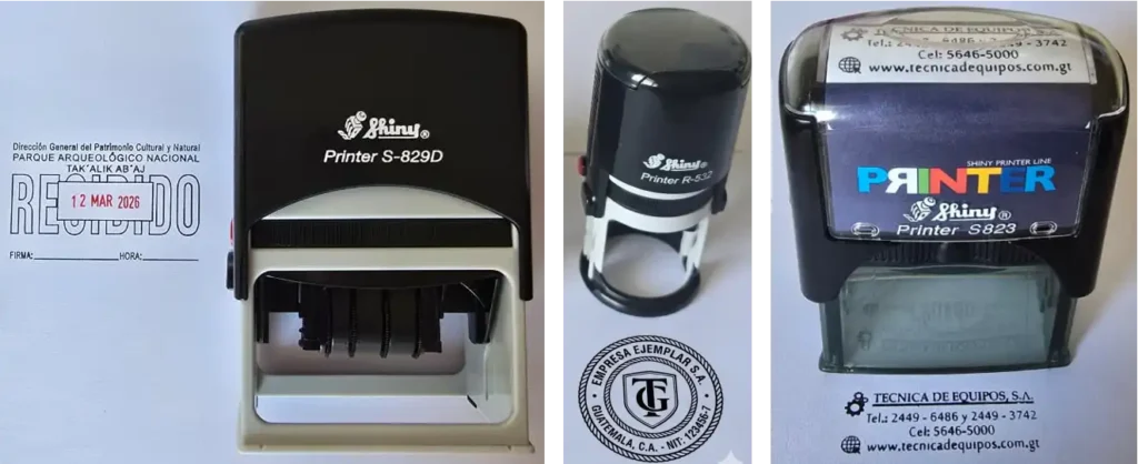 Sellos personalizados para empresas en Guatemala