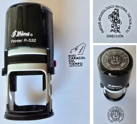 Sellos redondos personalizados en Guatemala